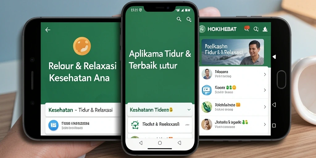 Tampilan antarmuka HOKIHEBAT yang nyaman dan menenangkan untuk pengguna.