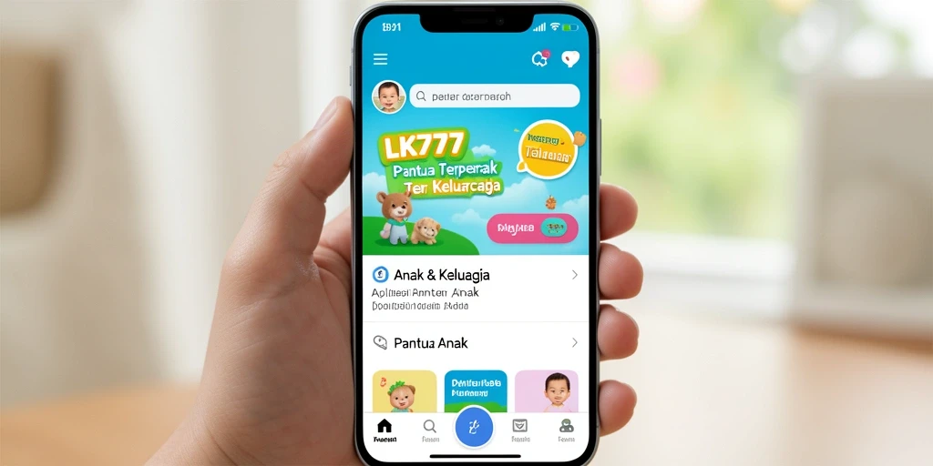Tampilan antarmuka LK777 yang menarik dan mudah dipahami.