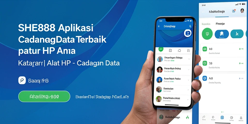 Antarmuka SHE888 untuk cadangan data yang sederhana dan efektif.